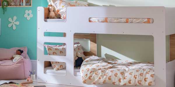 Habitat's reversible bunk bed in two-tone.